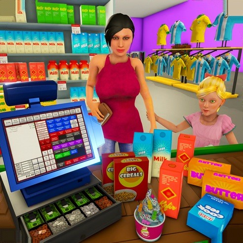 超市杂货店购物游戏3d游戏
